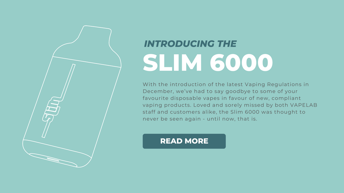 Introducing the Slim 6000 Pre-filled Vape Device  VAPELAB