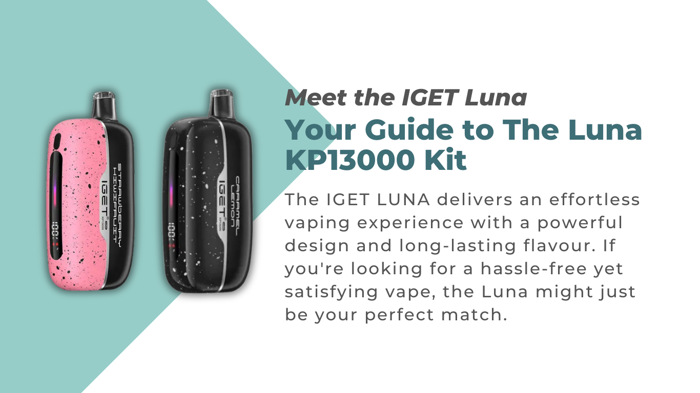 IGET Luna Pod Vape Arrives in NZ at VAPELAB: Your Guide to the KP13000 Kit IGET Luna Pod Vape Arrives in NZ at VAPELAB: Your Guide to the KP13000 Kit