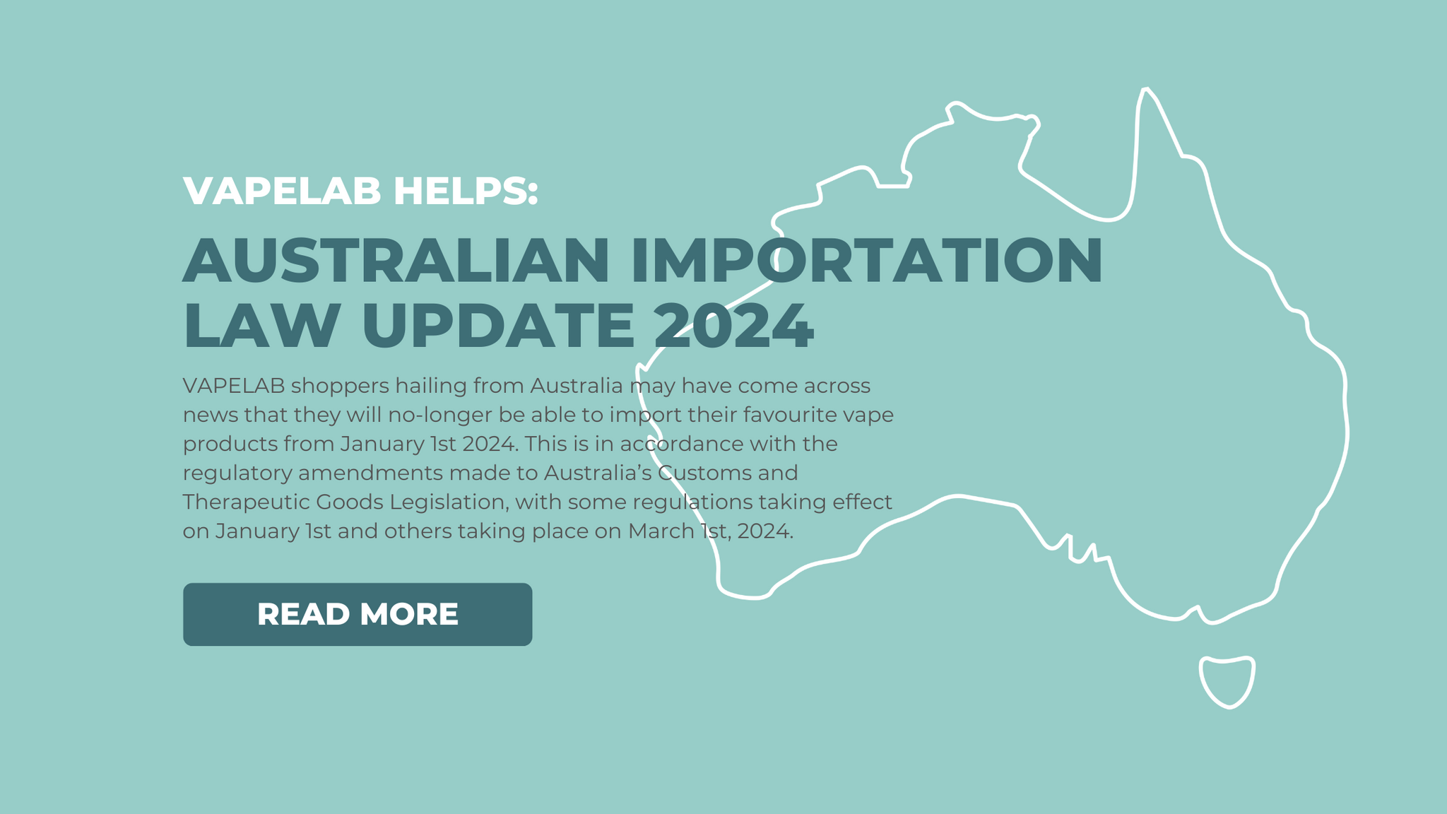 Australian Importation Law Update January 2024 | VAPELAB NZ