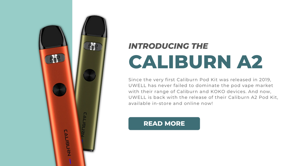 Introducing the Caliburn A2 Pod Kit by UWELL