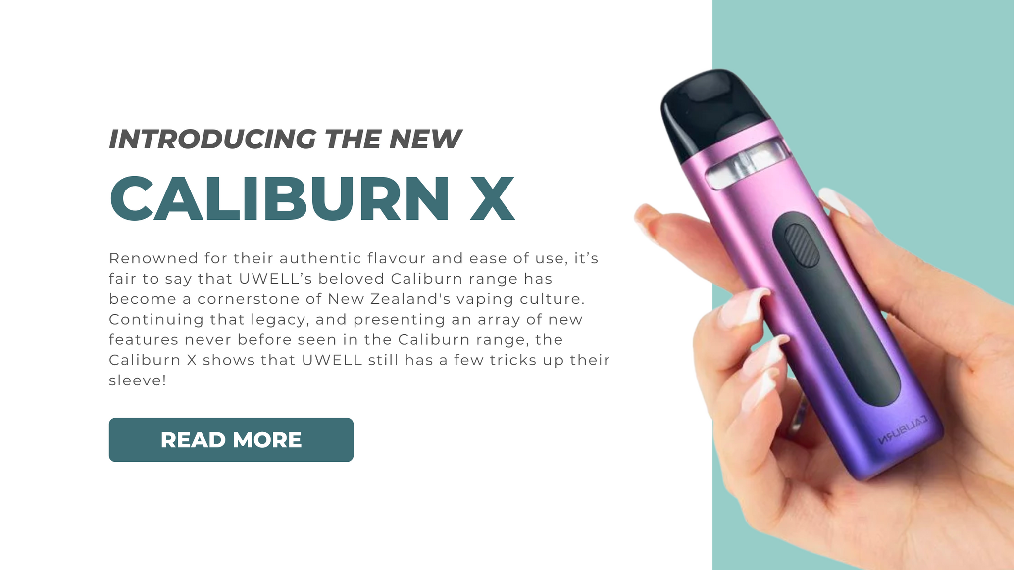 Introducing the New Caliburn X Pod Kit by UWELL | VAPELAB: Vape NZ Introducing the New Caliburn X Pod Kit by UWELL | VAPELAB: Vape NZ