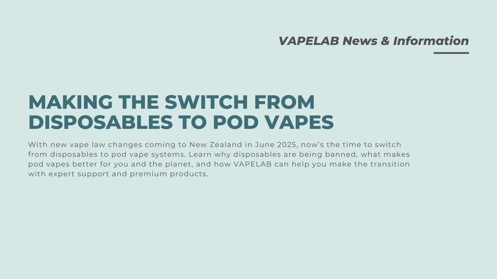 Making the Switch From Disposables to Pod Vapes