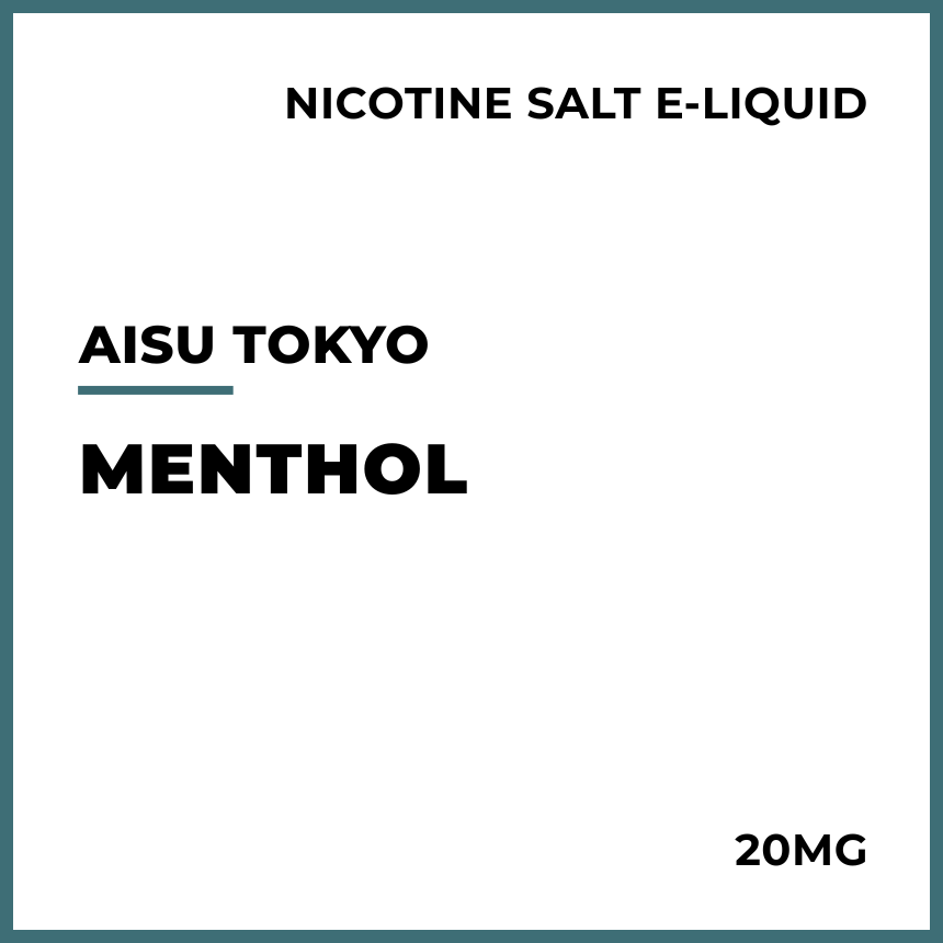 ZAP! AISU Tokyo Salts - Menthol | VAPELAB: NZ Vape Shop