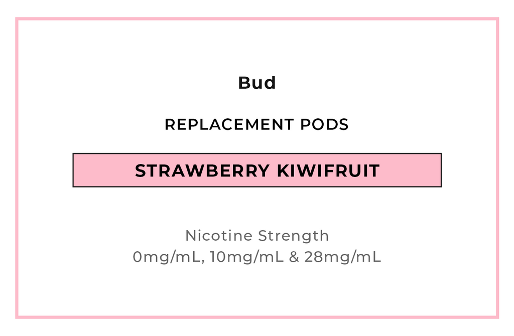 Buy Bud Replacement Vape Pods Strawberry Kiwifruit online in NZ at VAPELAB