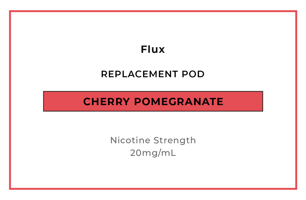 Buy Flux Cherry Pomegranate Vape Pods online in NZ at VAPELAB