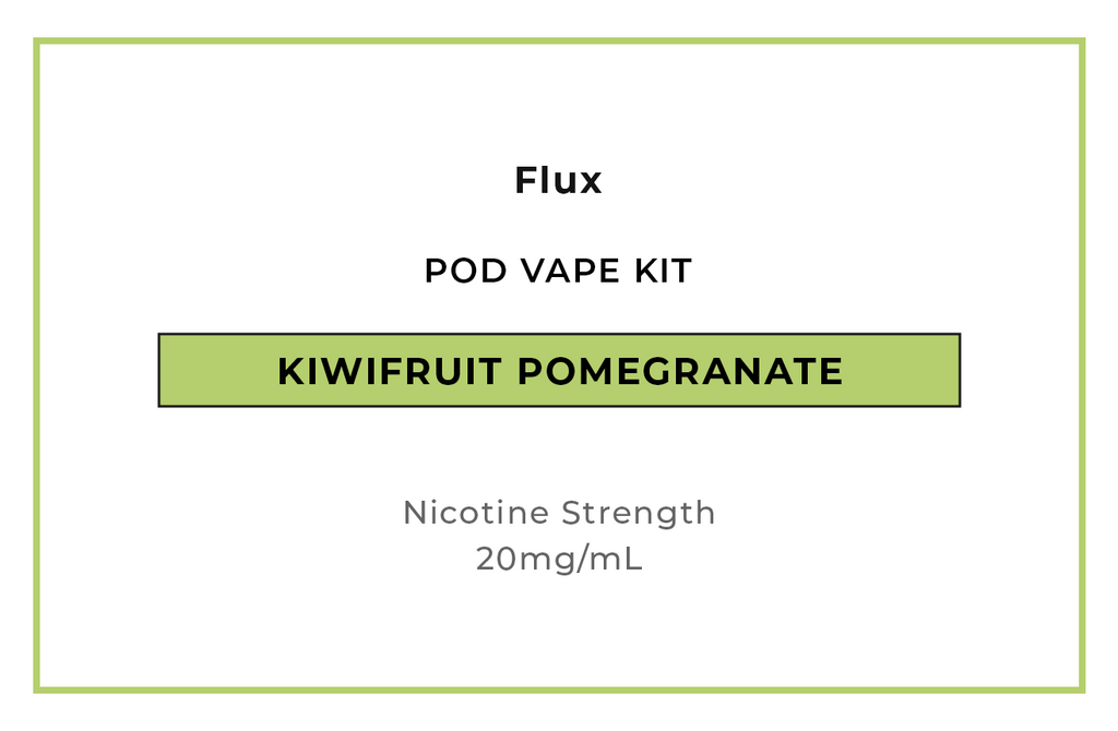 Buy Flux Kiwifruit Pomegranate Pod Vape Kit online in NZ at VAPELAB