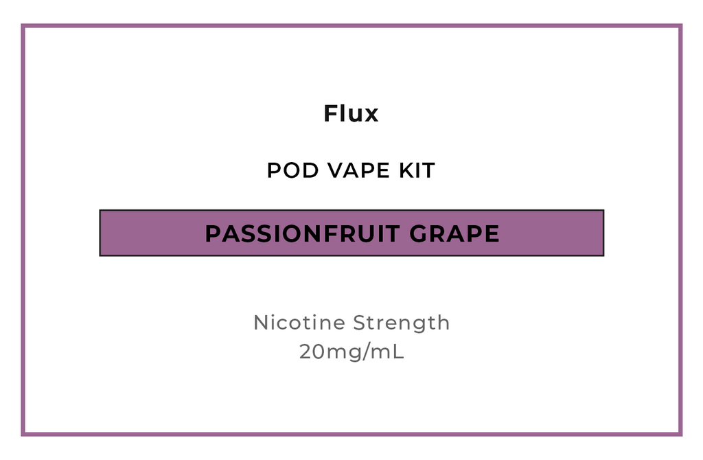 Buy Flux Passionfruit Grape Pod Vape Kits online in NZ at VAPELAB
