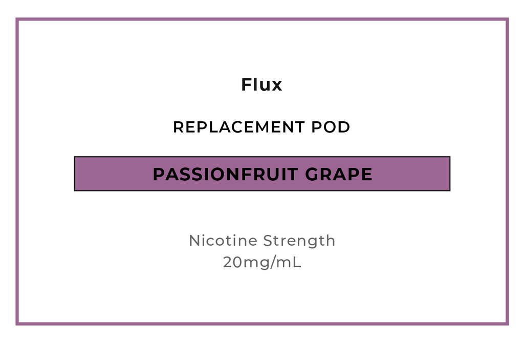 Buy Flux Passionfruit Grape Vape Pods online in NZ at VAPELAB