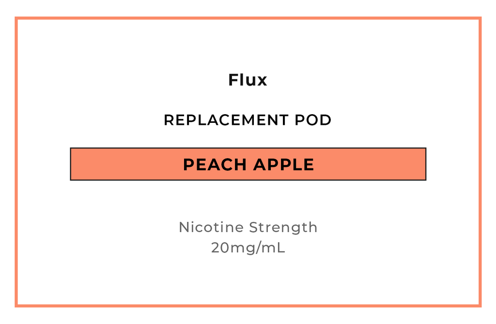Buy Flux Peach Apple Replacement Vape Pods online in NZ at VAPELAB