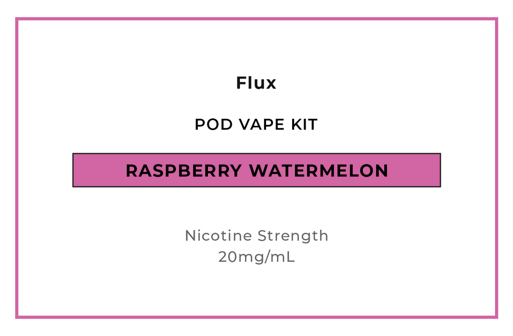 Buy Flux Raspberry Watermelon Pod Vape Kits online in NZ at VAPELAB