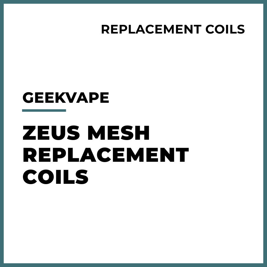 Shop Geekvape Zeus Mesh Replacement Coils (5 Pack) - $21.95 VAPELAB Shop Geekvape Zeus Mesh Replacement Coils (5 Pack) - $21.95 VAPELAB