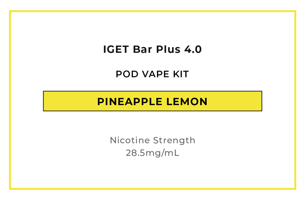 Buy IGET Bar Plus 4 Pod Vape Kits online in NZ at VAPELAB - Auckland's best vape shop.