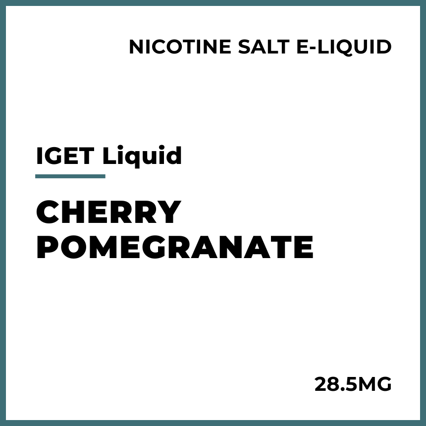 Shop IGET Liquid Cherry Pomegranate Nicotine Salt E-liquids online in NZ at VAPELAB: New Zealand's best vape shop