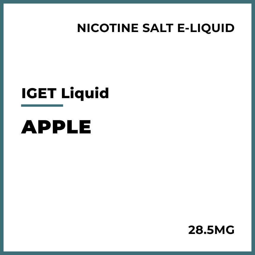 IGET Liquid Apple Nicotine Salt E-liquid Shop Online at VAPELAB NZ!