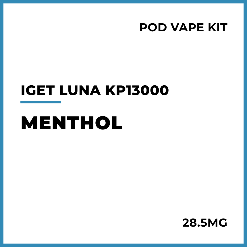 luna vape flavors IGET LUNA Pod Vape Kit | $28.95