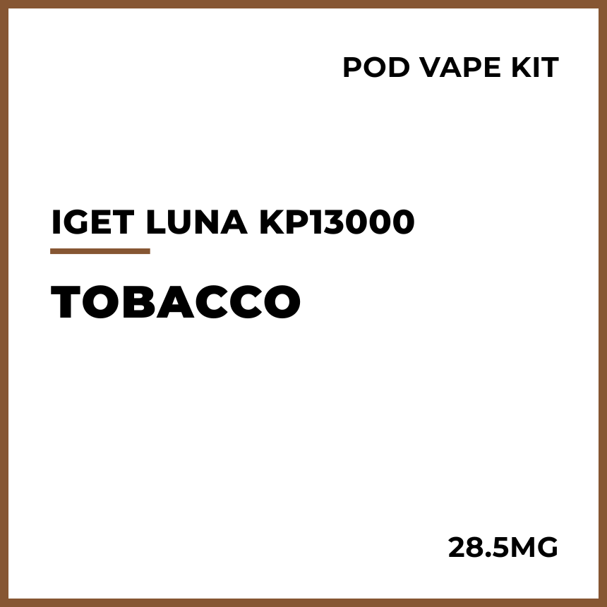 luna vape flavors IGET LUNA Pod Vape Kit | $28.95