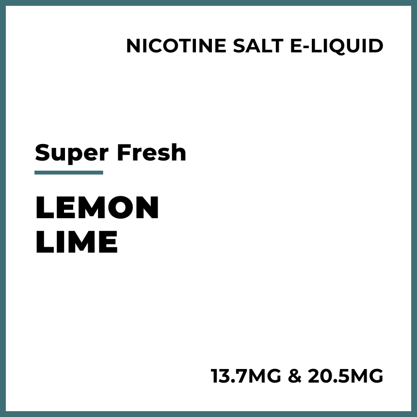Buy Super Fresh Salts Lemon Lime Online in NZ at VAPELAB Wellington