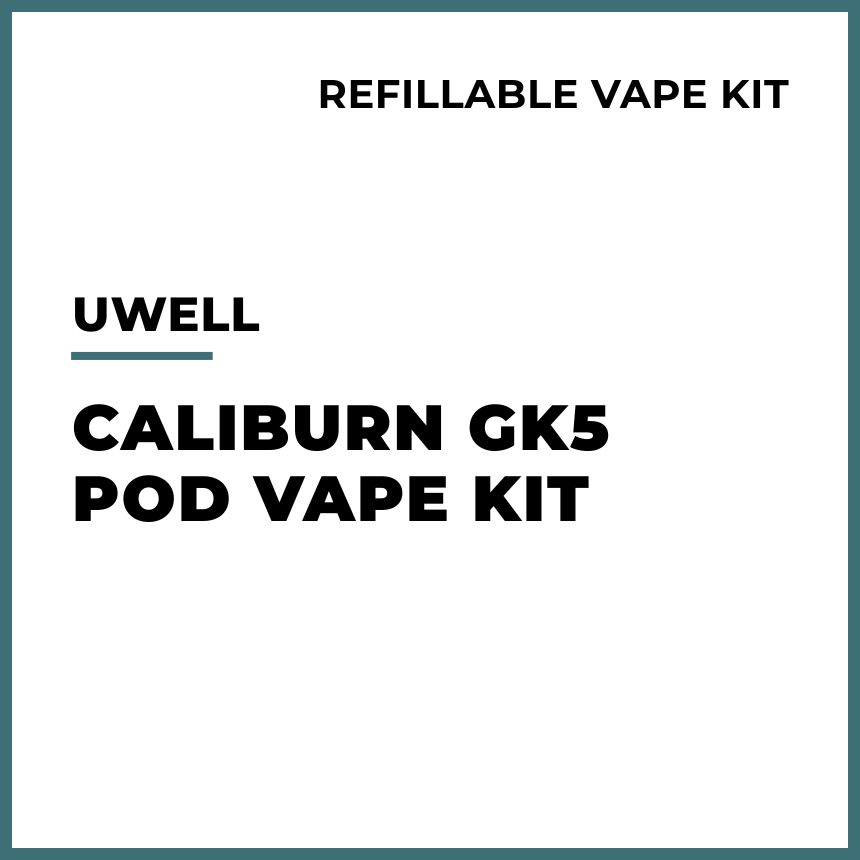 Shop UWELL Caliburn KOKO GK5 Re-fillable Pod Vape Kit VAPELAB Shop UWELL Caliburn KOKO GK5 Re-fillable Pod Vape Kit VAPELAB