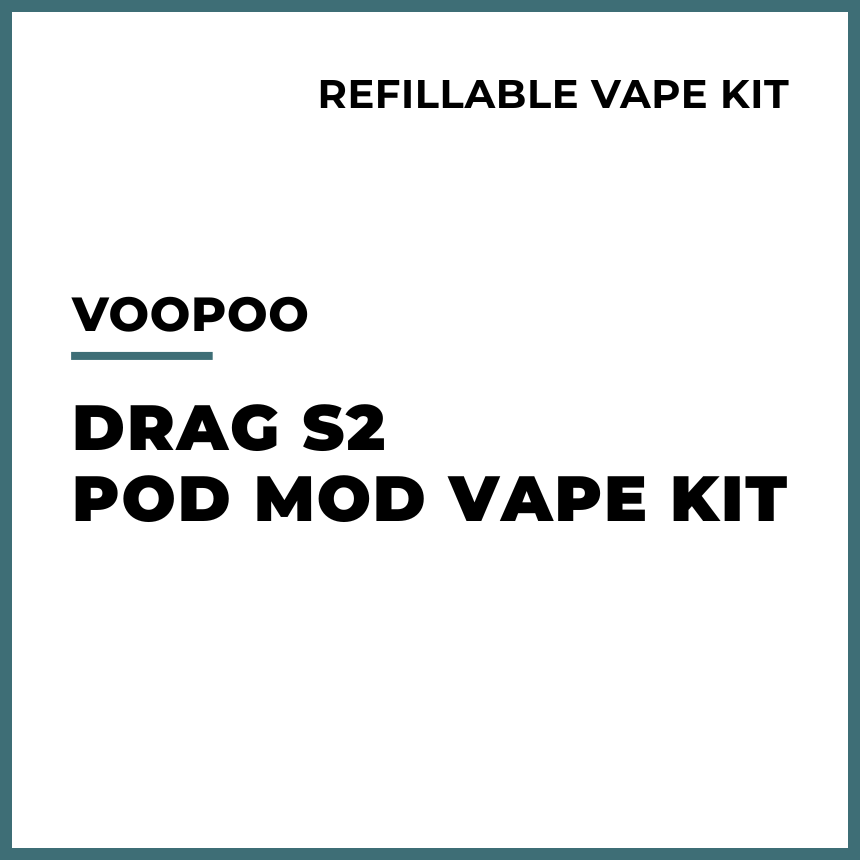 Shop Voopoo Drag S2 Pod Mod Refillable Vape Kit VAPELAB Shop Voopoo Drag S2 Pod Mod Refillable Vape Kit VAPELAB
