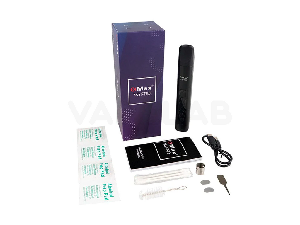 XMAX V3 Pro Medical Cannabis Vape - Box contents