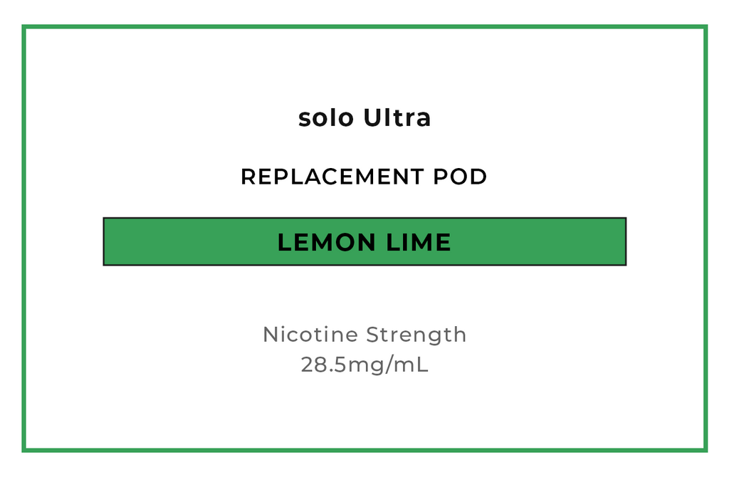 Shop solo Ultra Lemon Lime Replacement Vape Pods online in NZ at VAPELAB