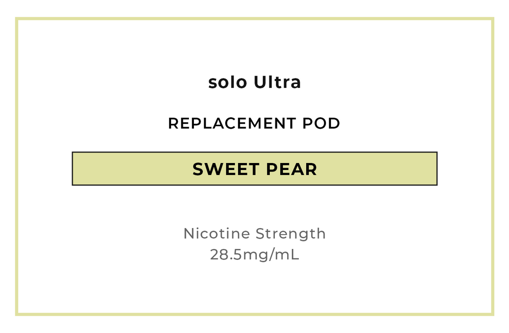Shop solo Ultra Sweet Pear Replacement Pods online in NZ at VAPELAB