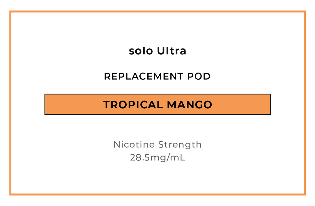 Buy solo Ultra Replacement Vape Pod Tropical Mango online in NZ at VAPELAB