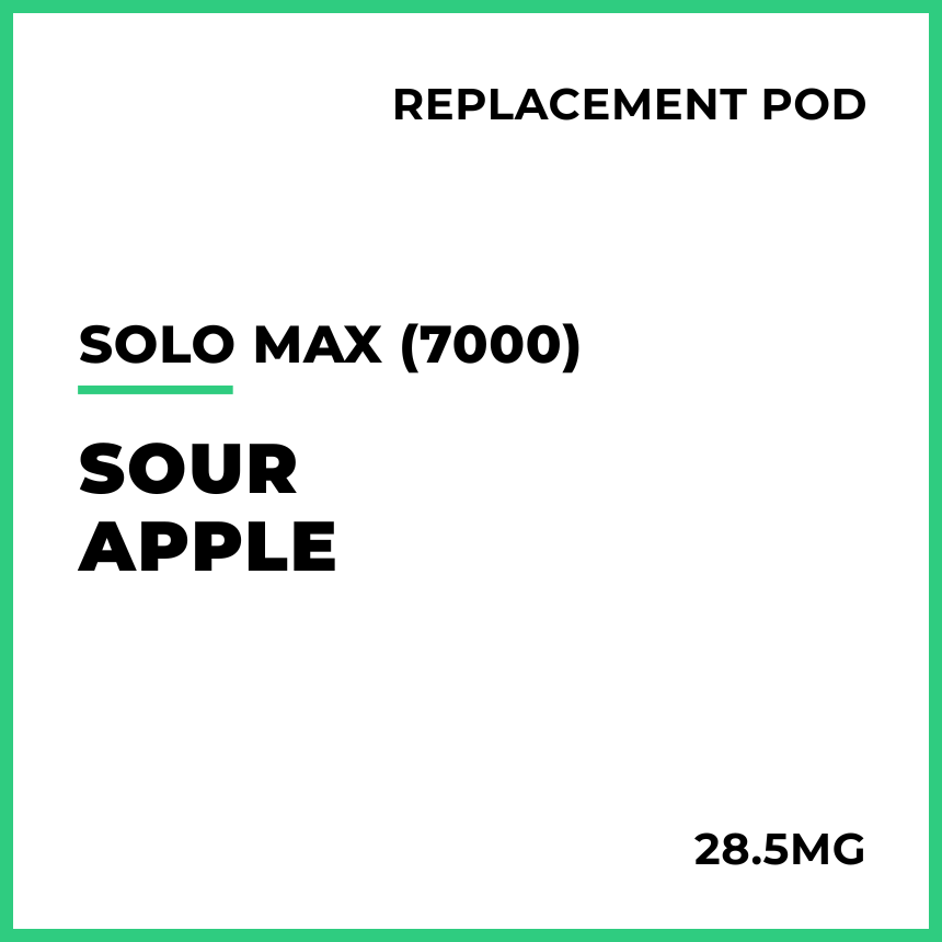 Buy Solo MAX Prefilled Replacement Pods - $13.95 VAPELAB Buy Solo MAX Prefilled Replacement Pods - $13.95 VAPELAB