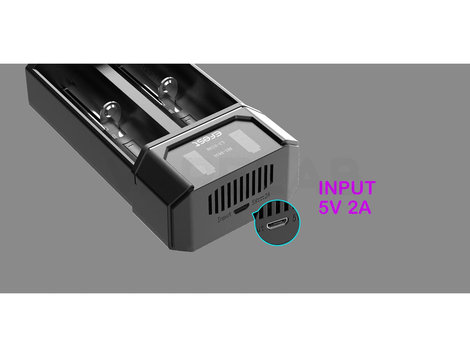 Efest - Mega USB Battery Charger | VAPELAB NZ Efest - Mega USB Battery Charger | VAPELAB NZ